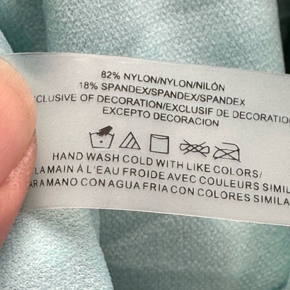 Raisins Curve Lucia Floral Print Swimdress - Black - size 18W - Picture 6 of 9